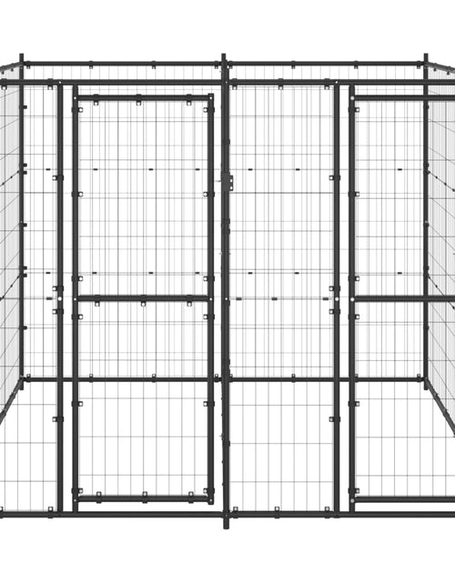 Загрузите изображение в средство просмотра галереи, Padoc pentru câini de exterior, 4,84 m², oțel - Lando
