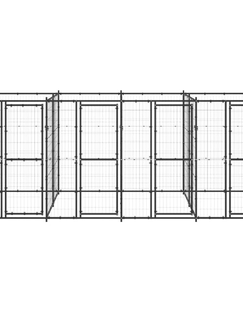 Загрузите изображение в средство просмотра галереи, Padoc pentru câini de exterior, 9,68 m², oțel - Lando
