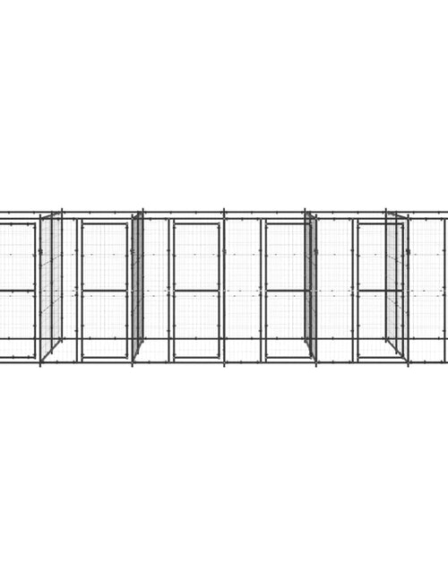 Загрузите изображение в средство просмотра галереи, Padoc pentru câini de exterior, 14,52 m², oțel - Lando
