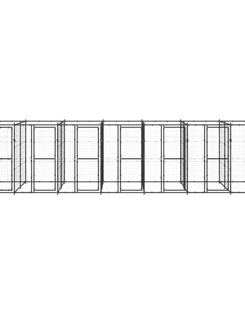 Încărcați imaginea în vizualizatorul Galerie, Padoc pentru câini de exterior, 16,94 m², oțel - Lando

