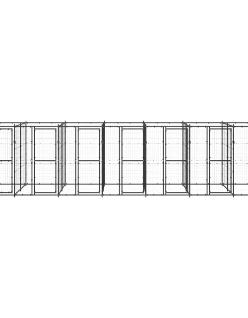 Загрузите изображение в средство просмотра галереи, Padoc pentru câini de exterior, 16,94 m², oțel - Lando
