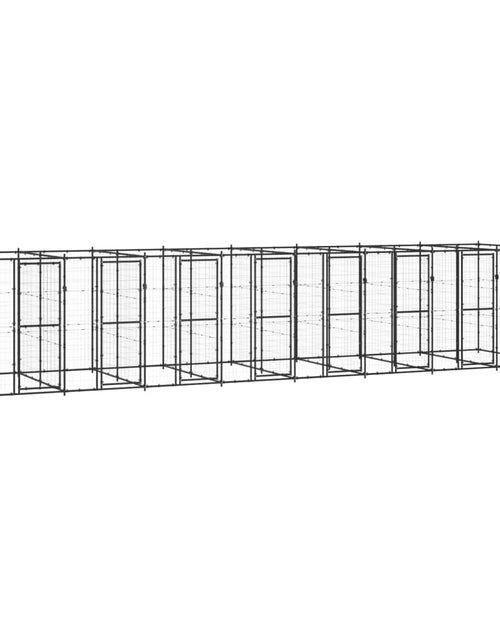 Загрузите изображение в средство просмотра галереи, Padoc pentru câini de exterior, 19,36 m², oțel - Lando
