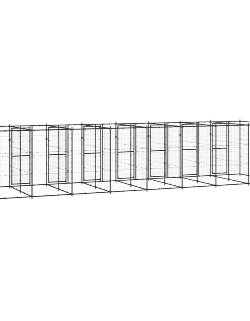 Загрузите изображение в средство просмотра галереи, Padoc pentru câini de exterior, 19,36 m², oțel - Lando
