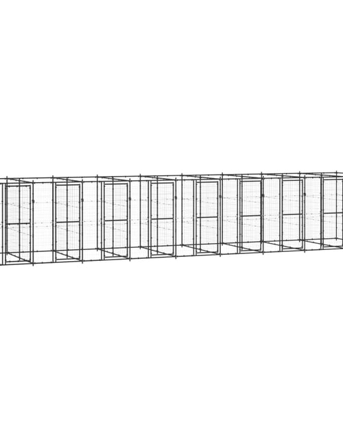 Încărcați imaginea în vizualizatorul Galerie, Padoc pentru câini de exterior, 21,78 m², oțel - Lando
