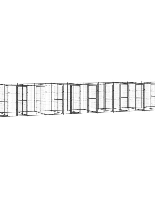 Загрузите изображение в средство просмотра галереи, Padoc pentru câini de exterior, 26,62 m², oțel - Lando
