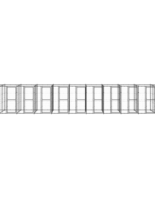 Încărcați imaginea în vizualizatorul Galerie, Padoc pentru câini de exterior, 26,62 m², oțel - Lando
