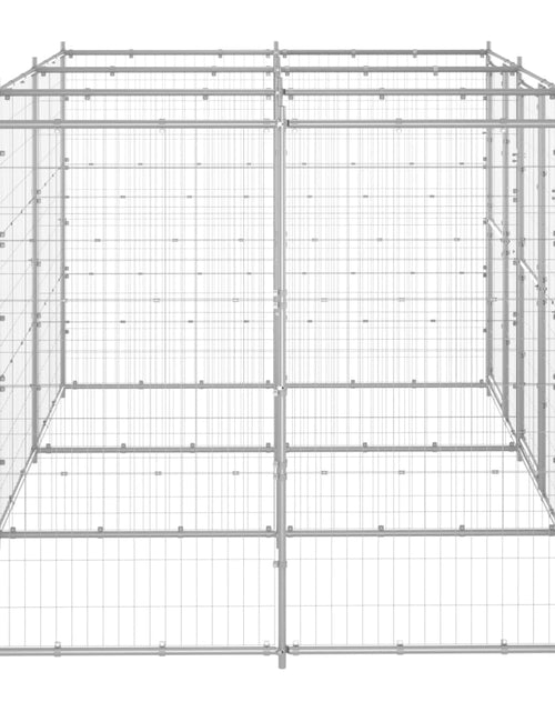Încărcați imaginea în vizualizatorul Galerie, Padoc pentru câini de exterior, 7,26 m², oțel galvanizat - Lando
