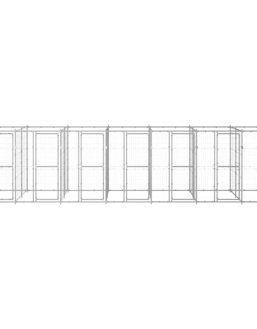 Încărcați imaginea în vizualizatorul Galerie, Padoc pentru câini de exterior, 16,94 m², oțel galvanizat - Lando
