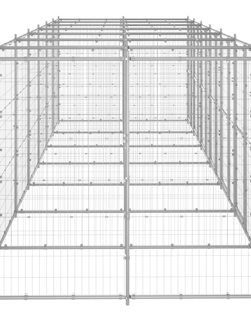Încărcați imaginea în vizualizatorul Galerie, Padoc pentru câini de exterior, 16,94 m², oțel galvanizat - Lando
