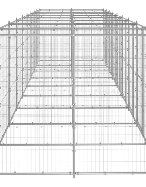 Încărcați imaginea în vizualizatorul Galerie, Padoc pentru câini de exterior, 21,78 m², oțel galvanizat - Lando
