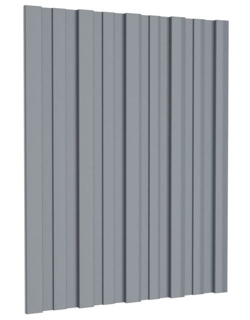 Загрузите изображение в средство просмотра галереи, Panouri acoperiș, 36 buc., argintiu, 60x45 cm, oțel galvanizat Lando - Lando
