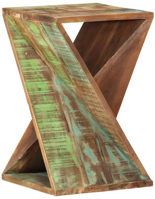 Încărcați imaginea în vizualizatorul Galerie, Masă laterală, 35x35x55 cm, lemn masiv reciclat Lando - Lando
