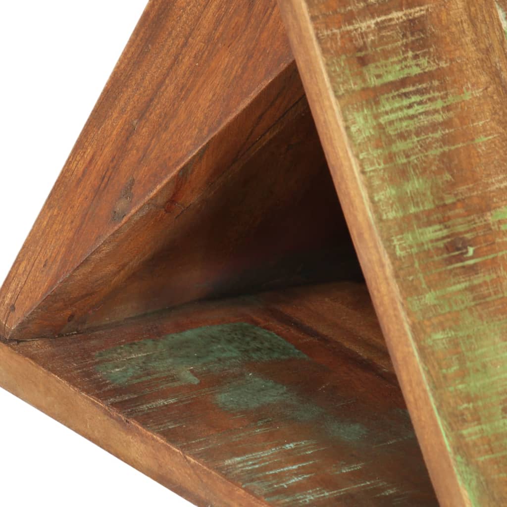 Masă laterală, 35x35x55 cm, lemn masiv reciclat Lando - Lando