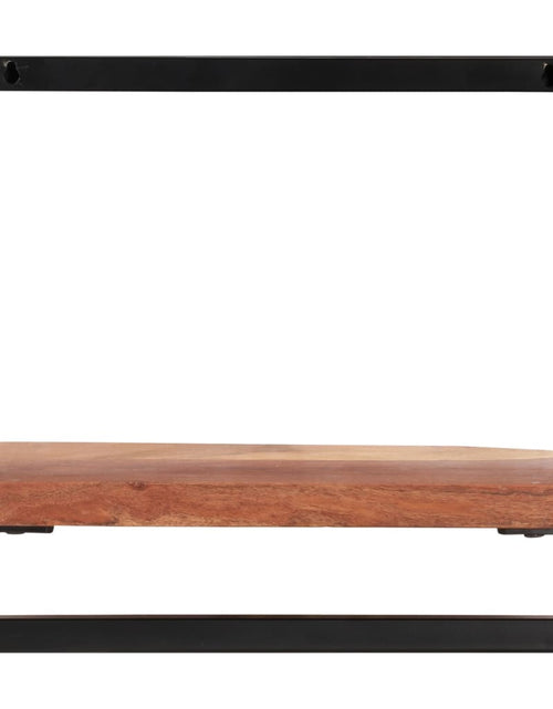 Încărcați imaginea în vizualizatorul Galerie, Rafturi de perete 2 buc. 40x24x35 cm lemn masiv acacia/oțel - Lando
