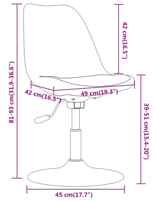 Încărcați imaginea în vizualizatorul Galerie, Scaune de bucătărie pivotante, 4 buc., negru, material textil Lando - Lando
