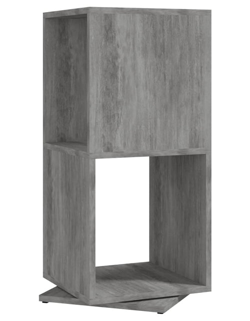 Загрузите изображение в средство просмотра галереи, Dulap rotativ, gri beton, 34,5x34,5x75,5 cm, lemn prelucrat - Lando
