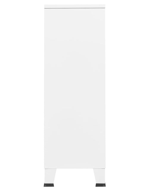 Загрузите изображение в средство просмотра галереи, Dulap de haine industrial, alb, 67x35x107 cm, oțel - Lando
