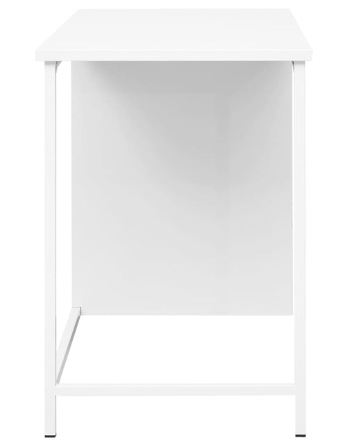 Încărcați imaginea în vizualizatorul Galerie, Birou cu sertare, alb, 105x52x75 cm, oțel, industrial - Lando
