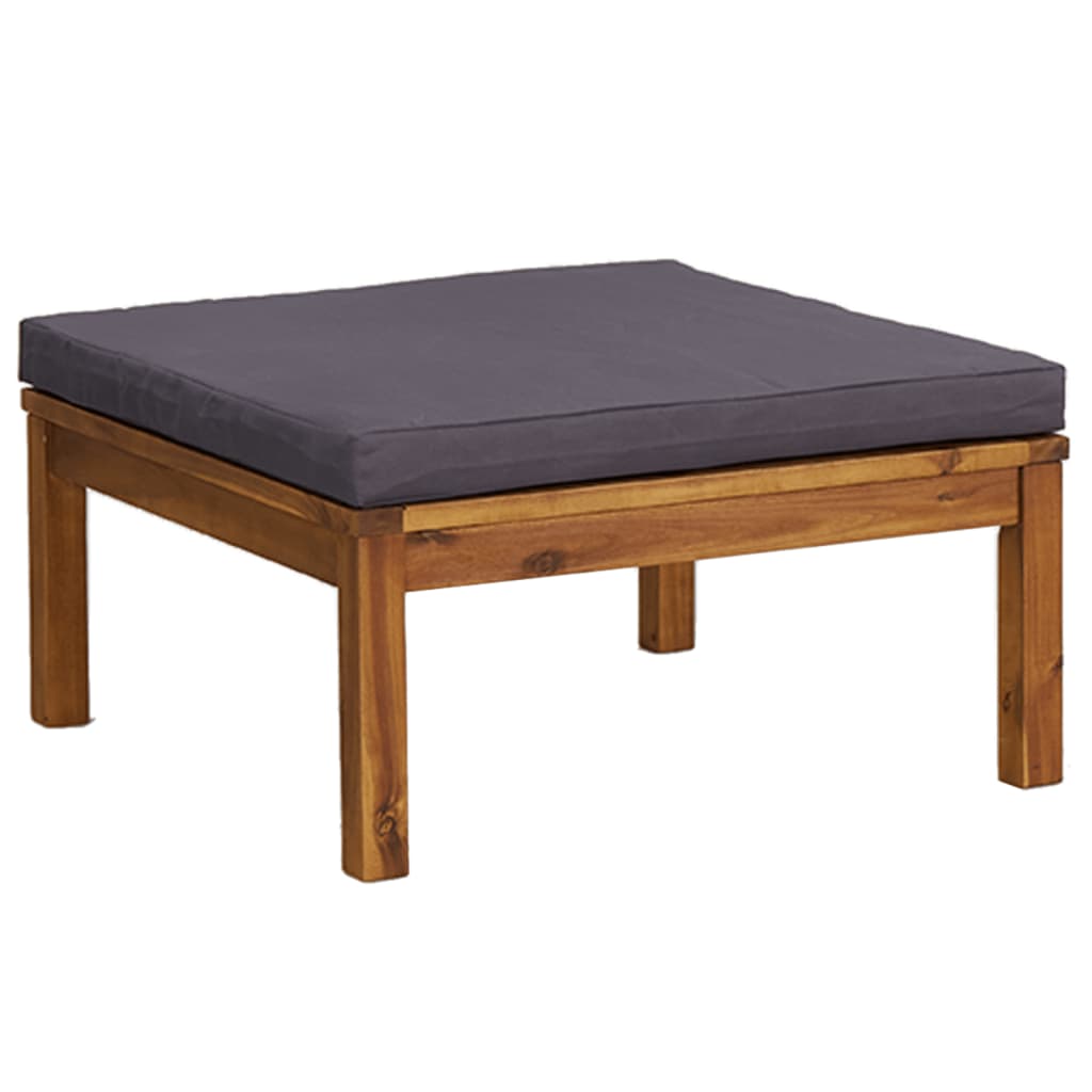 Set mobilier de grădină cu perne, 4 piese, lemn masiv de acacia - Lando
