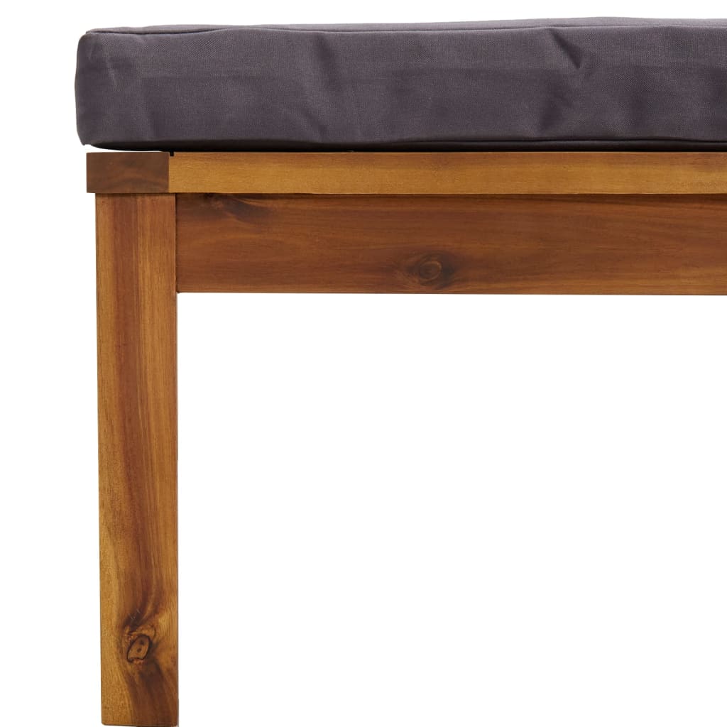 Set mobilier de grădină cu perne, 4 piese, lemn masiv de acacia - Lando