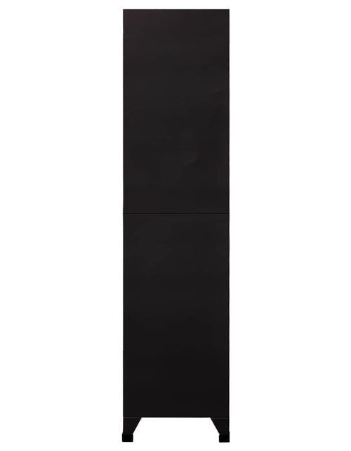Încărcați imaginea în vizualizatorul Galerie, Fișet, negru, 90x40x180 cm, oțel - Lando
