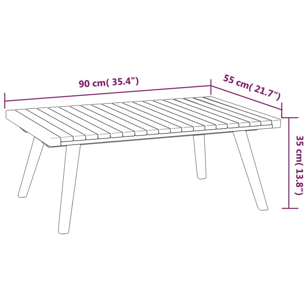 Set mobilier de grădină cu perne, 8 piese, lemn masiv acacia - Lando