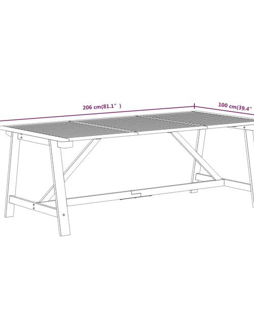 Încărcați imaginea în vizualizatorul Galerie, Set mobilier de grădină, 9 piese, lemn masiv de acacia - Lando
