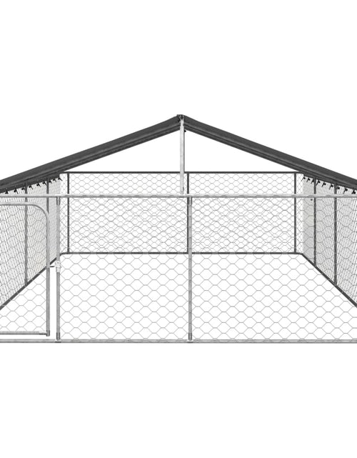 Încărcați imaginea în vizualizatorul Galerie, Padoc pentru câini de exterior, cu acoperiș, 600x300x150 cm Lando - Lando
