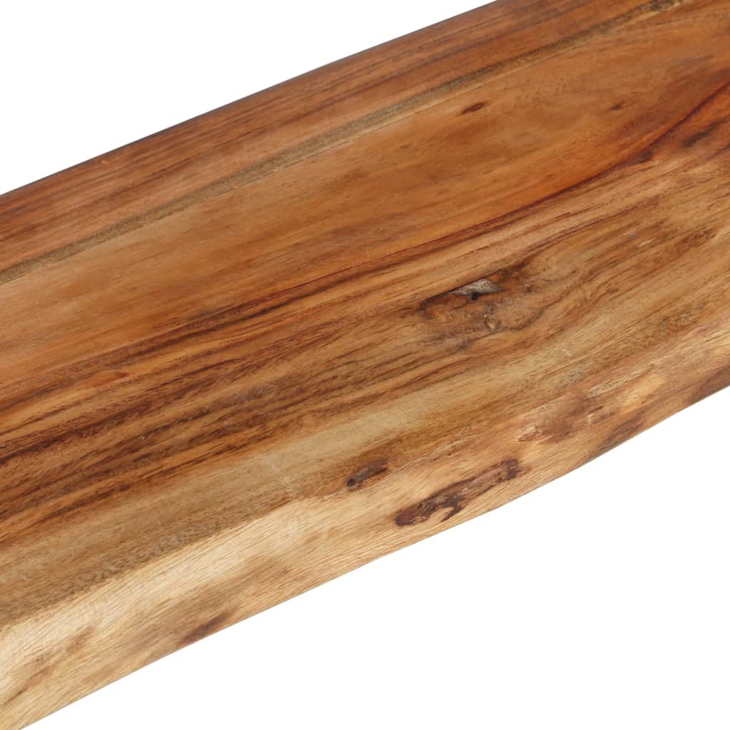 Rafturi de perete, 2 buc., 110x20x18 cm, lemn masiv de acacia Lando - Lando