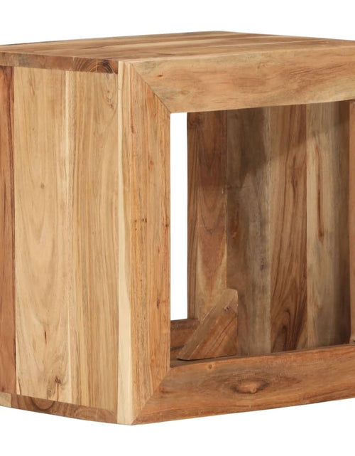 Încărcați imaginea în vizualizatorul Galerie, Taburet, 40x30x40 cm, lemn masiv de acacia - Lando
