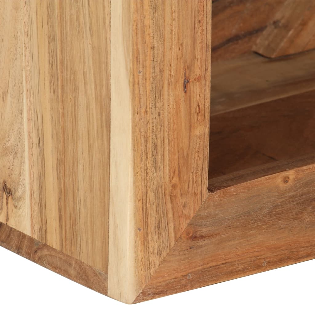 Taburet, 40x30x40 cm, lemn masiv de acacia - Lando