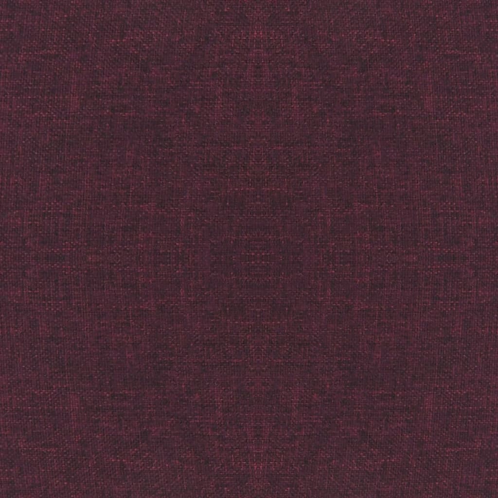 Scaune de bucătărie pivotante, 4 buc., violet, textil - Lando