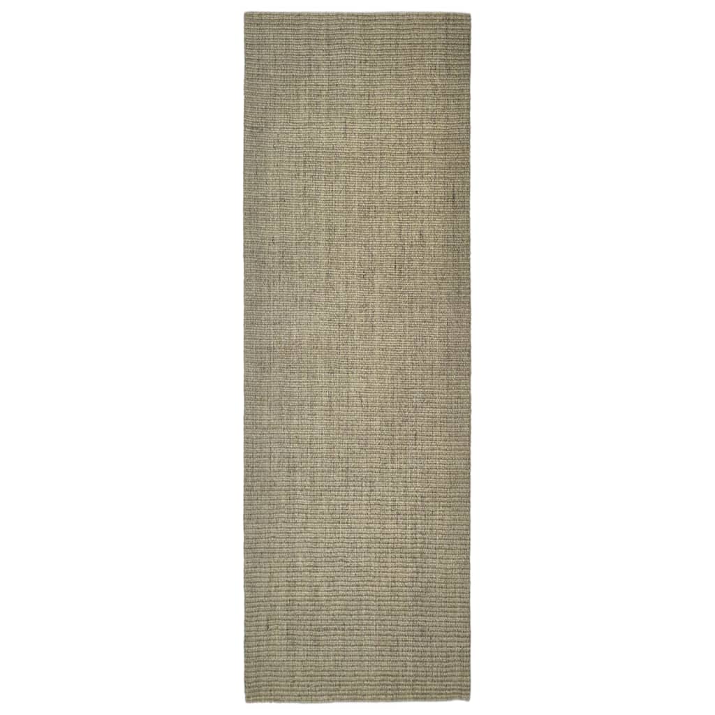 Covor, gri taupe, 66x200 cm, sisal natural Lando - Lando