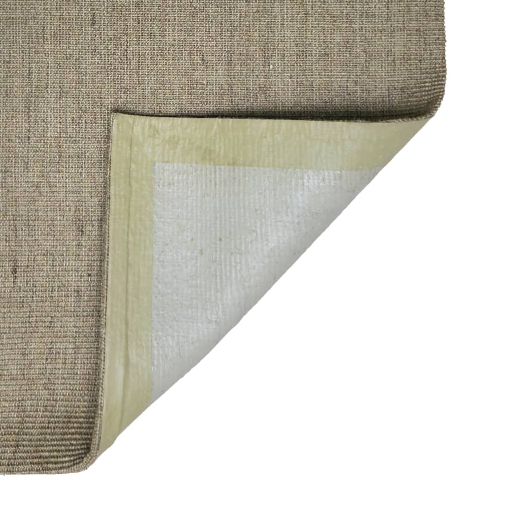 Covor, gri taupe, 66x250 cm, sisal natural Lando - Lando