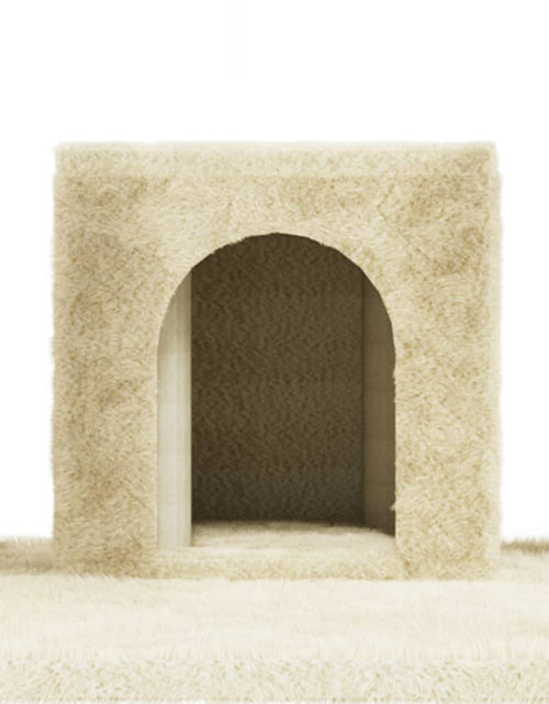 Загрузите изображение в средство просмотра галереи, Ansamblu pisici cu stâlpi din funie de sisal, crem, 171 cm Lando - Lando
