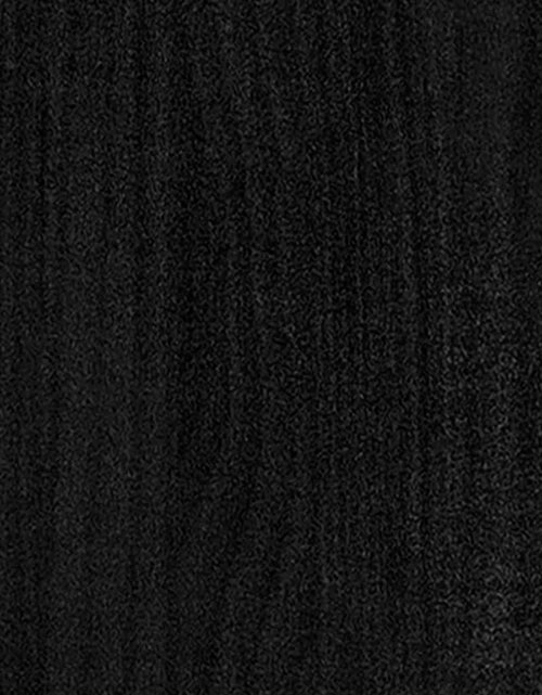 Încărcați imaginea în vizualizatorul Galerie, Măsuță de cafea, negru, 75x50x33,5 cm, lemn masiv de pin - Lando
