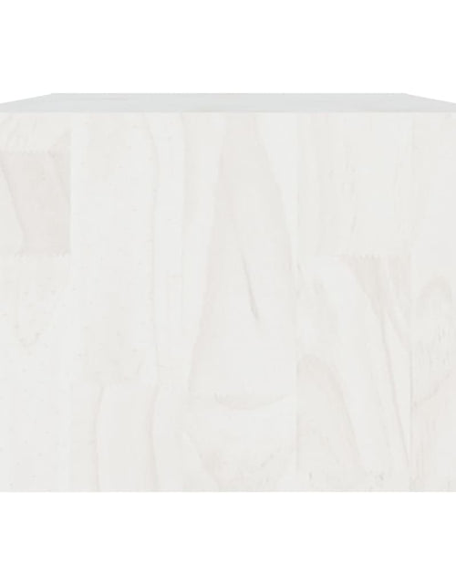 Загрузите изображение в средство просмотра галереи, Măsuță de cafea, alb, 110x50x34 cm, lemn masiv de pin - Lando
