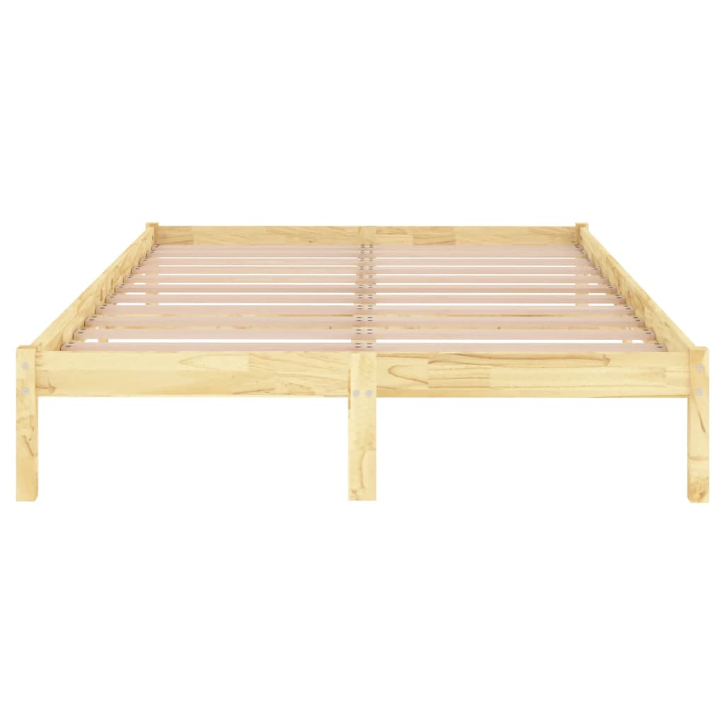 Cadru de pat, 140x190 cm, lemn masiv de pin - Lando