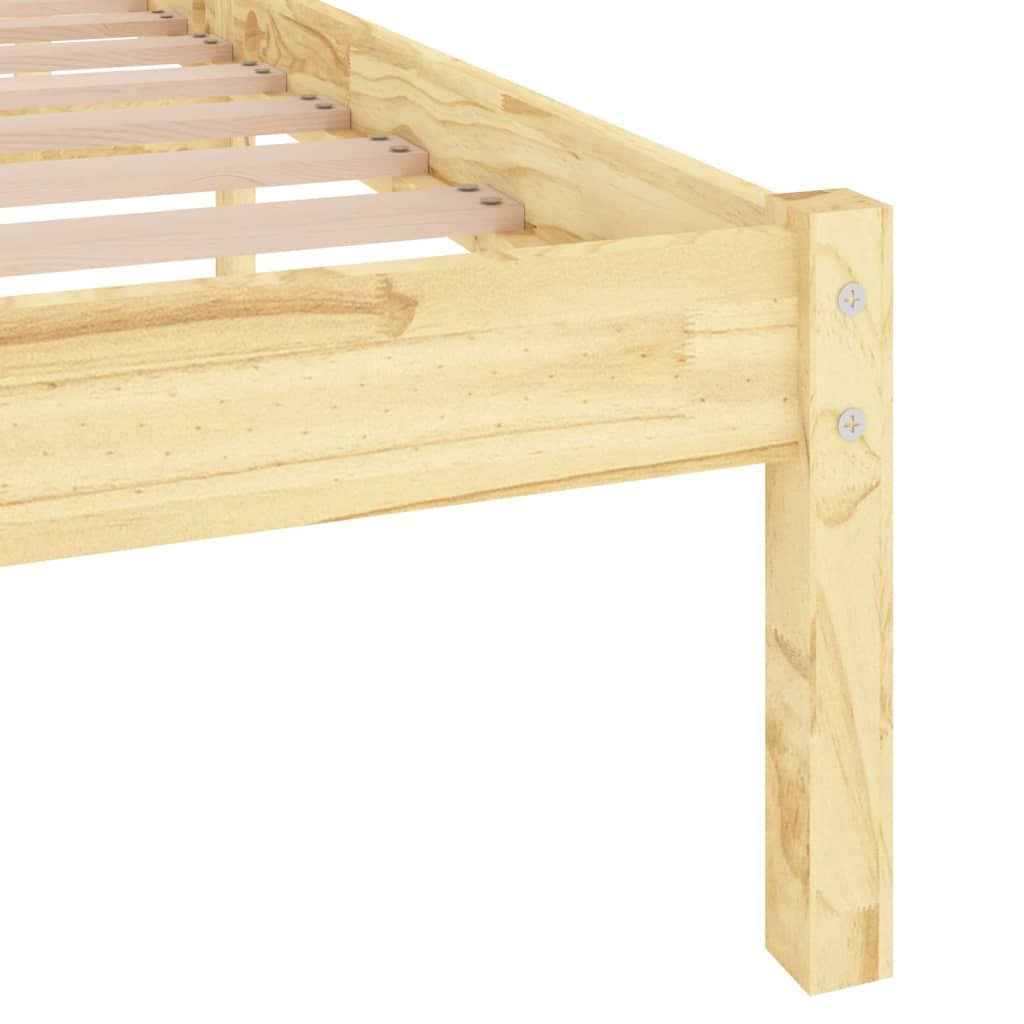 Cadru de pat, 160x200 cm, lemn de pin masiv - Lando