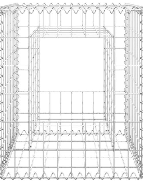 Загрузите изображение в средство просмотра галереи, Stâlp coș gabion, 50x50x60 cm, fier Lando - Lando
