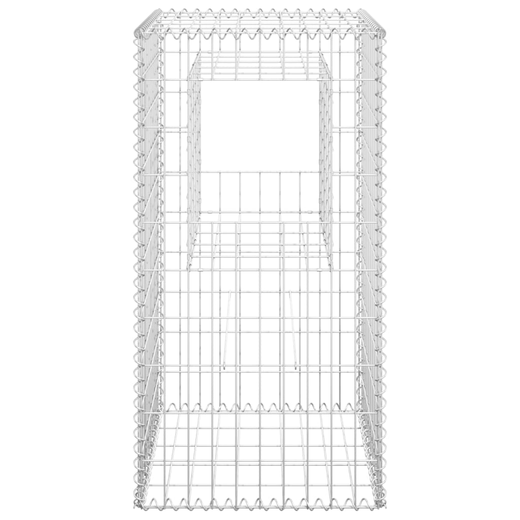 Stâlp coș gabion, 50x50x100 cm, fier Lando - Lando