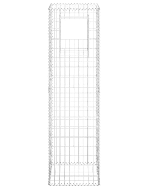 Загрузите изображение в средство просмотра галереи, Stâlp coș gabion, 50x50x180 cm, fier Lando - Lando
