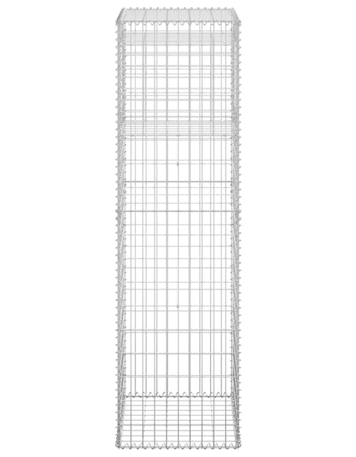 Загрузите изображение в средство просмотра галереи, Stâlpi tip coș gabion, 2 buc., 50x50x180 cm, fier Lando - Lando
