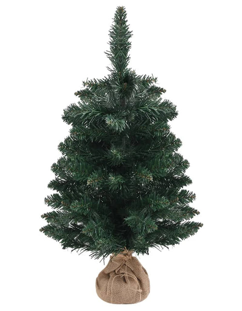 Încărcați imaginea în vizualizatorul Galerie, Brad de Crăciun artificial cu suport, verde, 60 cm, PVC - Lando
