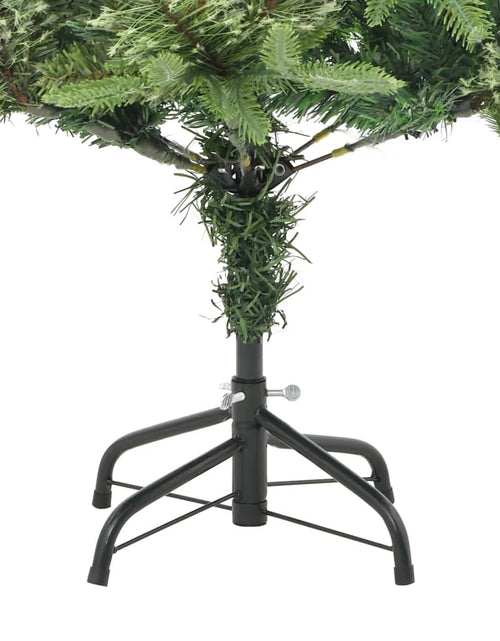 Încărcați imaginea în vizualizatorul Galerie, Brad de Crăciun pre-iluminat conuri de pin verde 120 cm PVC/PE - Lando
