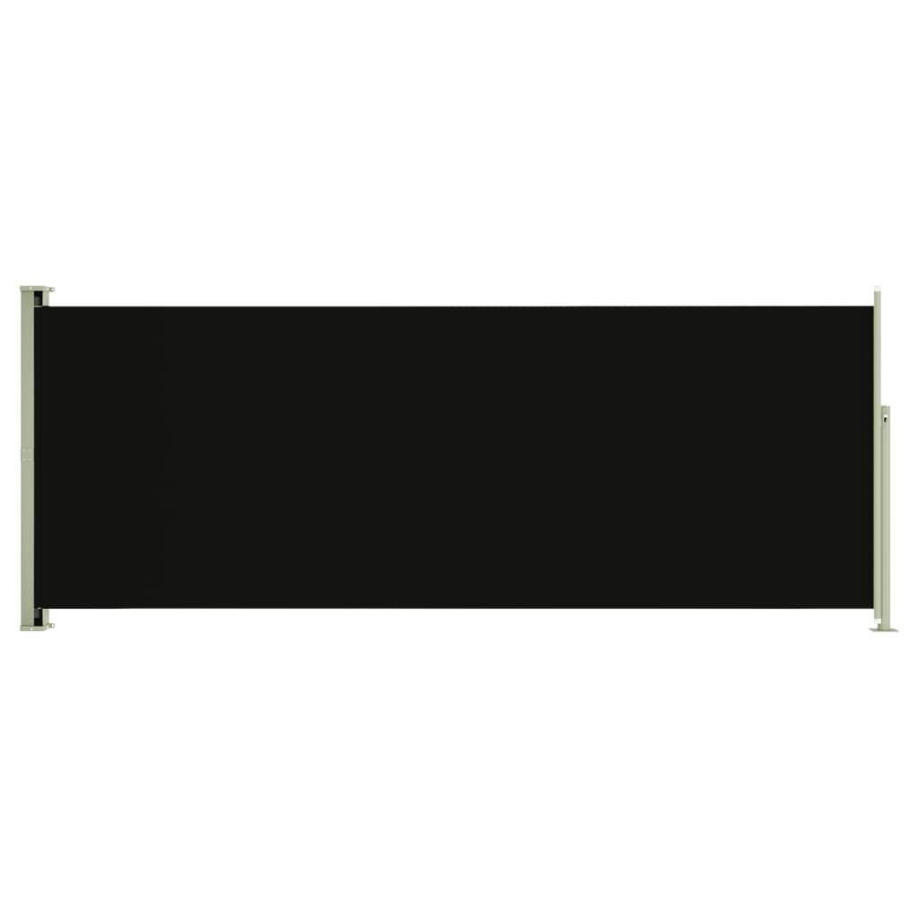 Copertină laterală retractabilă de terasă, negru, 117x300 cm - Lando