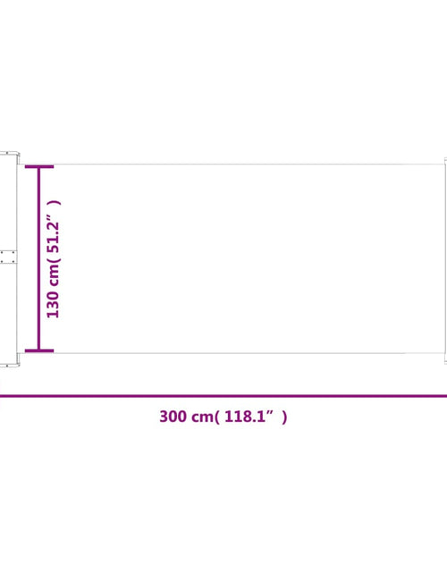 Загрузите изображение в средство просмотра галереи, Copertină laterală retractabilă de terasă, maro, 140x300 cm - Lando
