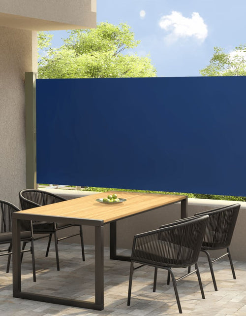 Загрузите изображение в средство просмотра галереи, Copertină laterală retractabilă de terasă, albastru, 140x300 cm - Lando
