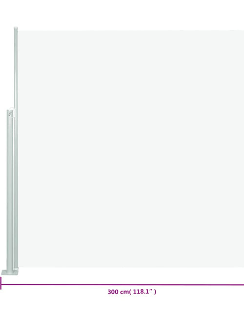 Încărcați imaginea în vizualizatorul Galerie, Copertină laterală retractabilă de terasă, crem, 140x300 cm - Lando
