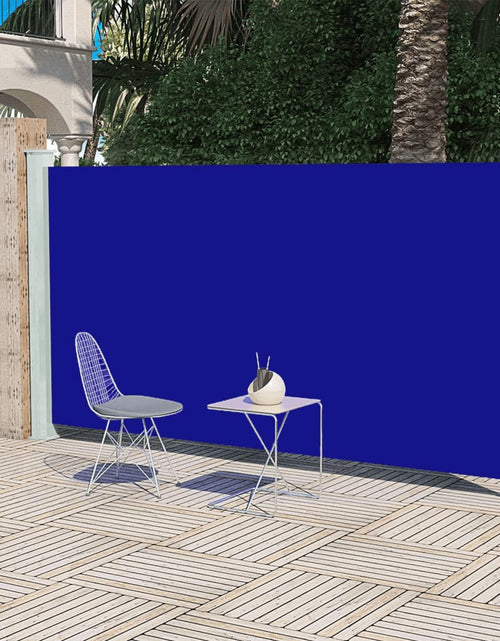 Загрузите изображение в средство просмотра галереи, Copertină laterală retractabilă de terasă, albastru, 160x300 cm - Lando
